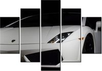 105CM 150CM OBRAZ 5 ELEM LAMBORGHINI GALLARDO BRETT LEVIN DRUK