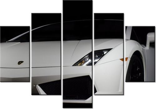105CM 150CM OBRAZ 5 ELEM LAMBORGHINI GALLARDO BRETT LEVIN DRUK na Arena.pl