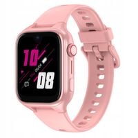 Smartwatch STELIO JuniorPro AI 4G AI AMOLED GPS Różowy + dodatkowy pasek