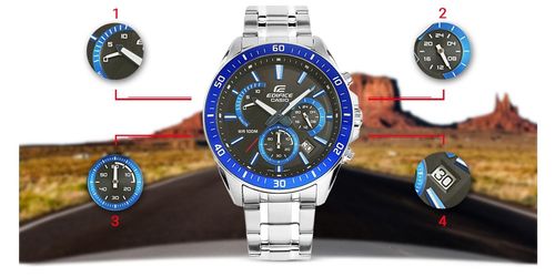 zegarek męski casio edifice efr-552d-1a2vuef + box na Arena.pl
