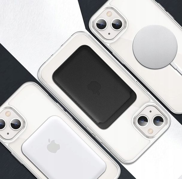 Etui Do iPhone 13 + Szkło 9H WZMACNIANE 360° do MAGSAFE CLEAR CASE zdjęcie 5