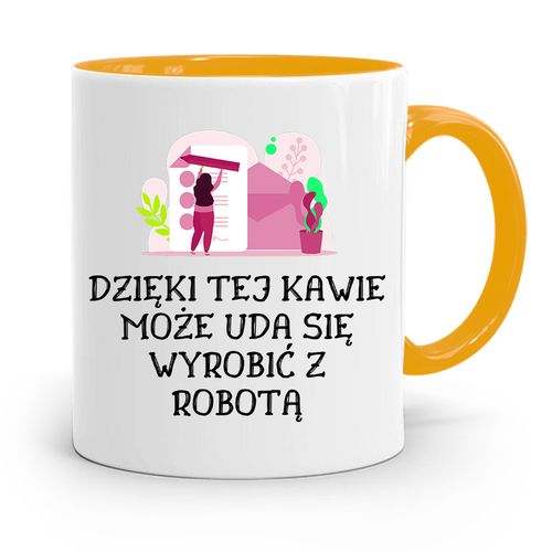Dla Pracownika Kubek Żółty Może Uda Się Wyrobić Z Nadrukiem Ze Zdjęciem na Arena.pl