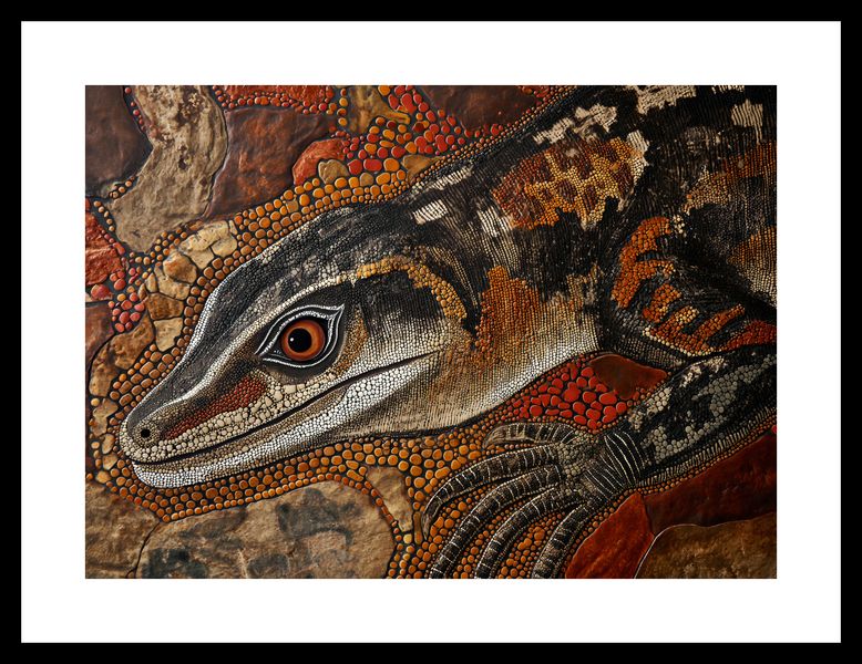 Plakat 35x25cm Oko Jaszczurki zdjęcie 3
