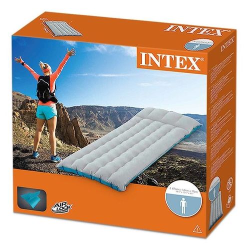 Materac jednoosobowy Intex 184 x 67 x 17 cm szary na Arena.pl
