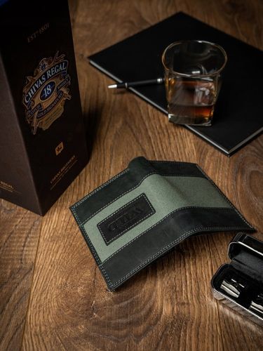 pionowy portfel męski, skóra naturalna, nubuk i jeans always wild na Arena.pl