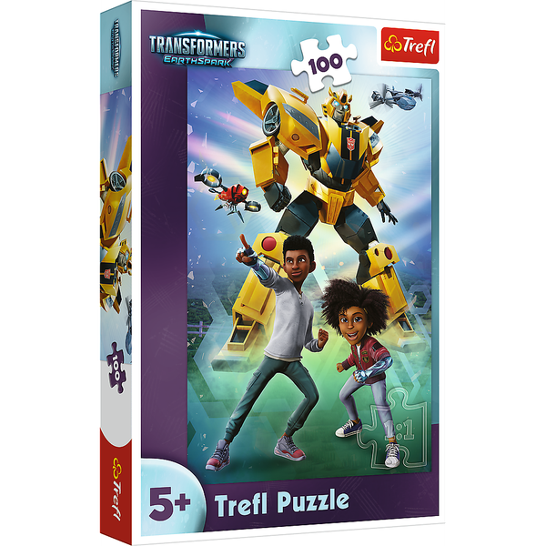 Puzzle - 100 - Drużyna Transformers - Trefl 16457 zdjęcie 1