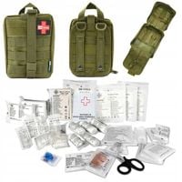 Torba taktyczna apteczka pierwszej pomocy z wyposażeniem 84 elementów IFAK
