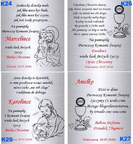 Srebrny Różaniec 925 Chrzest Komunia Święcenia Pamiątka Grawer na Arena.pl