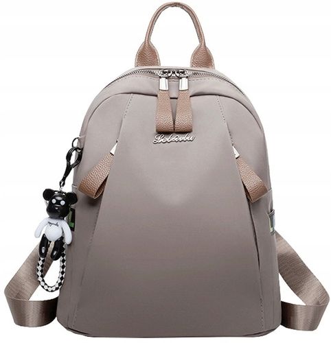 Wodoodporny Plecak elegancki miejski na ramię boho  T42_Szary na Arena.pl