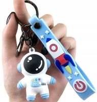 Brelok do kluczy rakieta Kosmonauta kosmos torby  F50_Niebieski