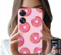 ETUI DO OPPO RENO8 T 4G - WZÓR Z PĄCZKAMI DONATAMI POLEWĄ CUKROWĄ