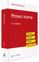 Prawo karne. Pytania. Kazusy. Tablice. Testy online, wydanie 6