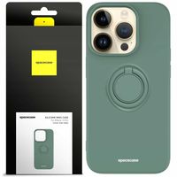 Spacecase Silicone Ring Iphone 14 Pro Dark Green