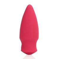 cone shaped bullet vibrator - blushing red