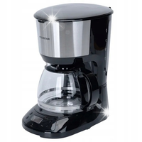 Ekspres do kawy i herbaty przelewowy Aigostar 1,25L, 750W, timer, bez BPA