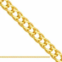 ZŁOTY ŁAŃCUSZEK 585 MODNY NA PREZENT 45 CM. GRAWER