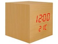 Zegarek budzik kostka LED z termometrem LXLTC04