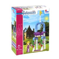 klocki girl princess brama v2 91 elementów alleblox