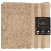 Ręcznik kąpielowy bawełniany 550 g/m2 70x140 cm jasny brązowy