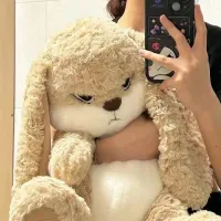 Duży rozmiar wściekły królik pluszowa zabawka śliczne zwierzę pluszowa lalka Kawaii – 30 cm