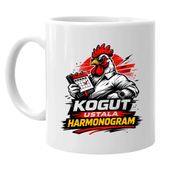 Kogut ustala harmonogram - kubek na prezent