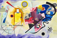 Reprodukcje obrazów Yellow Red Blue - Wassily Kandinsky Rozmiar - 90x60
