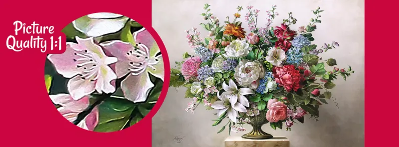 Puzzle 1000 elementów. Bukiet glamour 30134 zdjęcie 3
