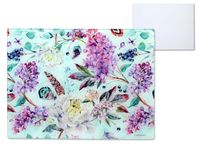 Deska szklana - Kwiaty wzór 6 (CARMANI)