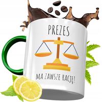 Kubek Zielony Dla Prezesa Na Urodziny Prezent