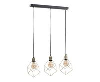 Lampa wisząca 3xE27 TAHO GOLD