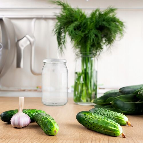 8x Słoik 900ml z zakrętką fi82 na MIÓD DŻEM PRZETWORY słoiki szklane na Arena.pl