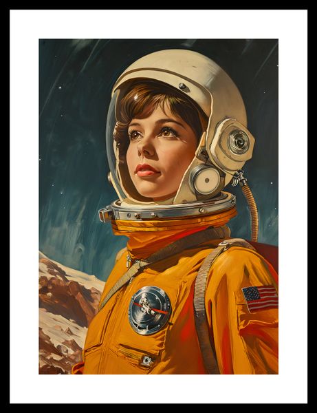 Plakat 25x35cm Pionierka Kosmosu zdjęcie 3
