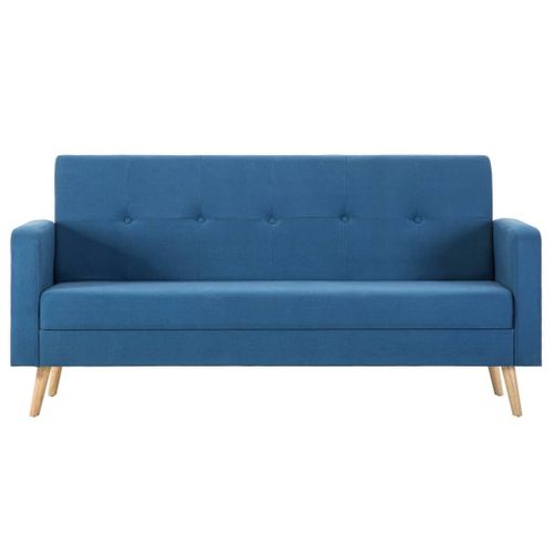 Sofa materiałowa niebieska VidaXL na Arena.pl