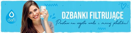 Szklany dzbanek filtrujący Dafi Crystal+10 filtrów na Arena.pl