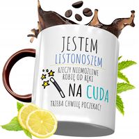 Kubek Bordowy Dla Listonosza Na Urodziny Prezent Z Nadrukiem Ze Zdjęciem