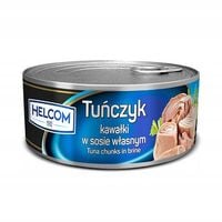 Helcom TUŃCZYK KAWAŁKI W ZALEWIE z olejem roślinnym PUSZKA w puszcze 170g