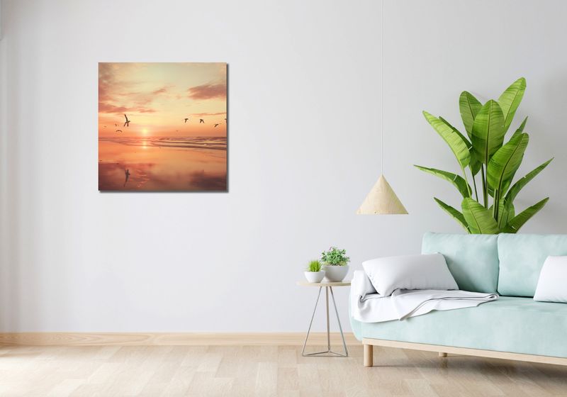 Obraz 70x70cm Spokojna Przystań zdjęcie 2