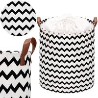 Kosz do przechowywania zabawek i ubrań pojemnik z uszami zygzak