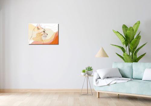 Obraz 60x40cm Delikatny Profil Kota na Arena.pl