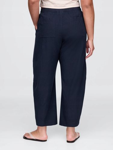 GAP Mid Rise Linen-Blend Easy Barrel Pants roz.L na Arena.pl