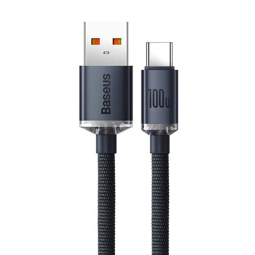 kabel usb do usb-c baseus crystal shine, 100w, 2m (czarny) na Arena.pl