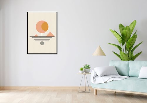 Plakat 67,5x95cm Geometryczna Utopia na Arena.pl