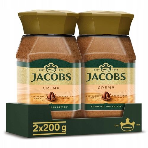 Kawa rozpuszczalna Jacobs Crema 2x 200g, Prince Polo GRATIS na Arena.pl