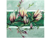50X50CM SŁODYCZ MAGNOLII ZIELENI OBRAZ