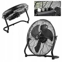 Wentylator PODŁOGOWY biurowy WIATRAK przenośny 100 W REGULACJA kąta nawiewu