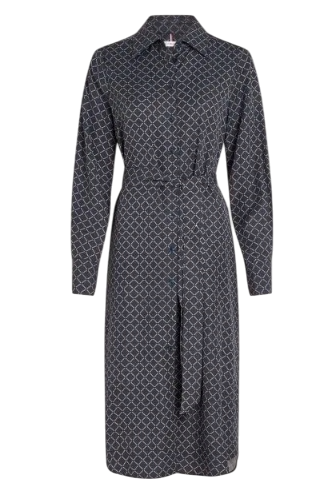 Hilfiger Monotype Sukienka koszulowa midi z paskiem 36 na Arena.pl