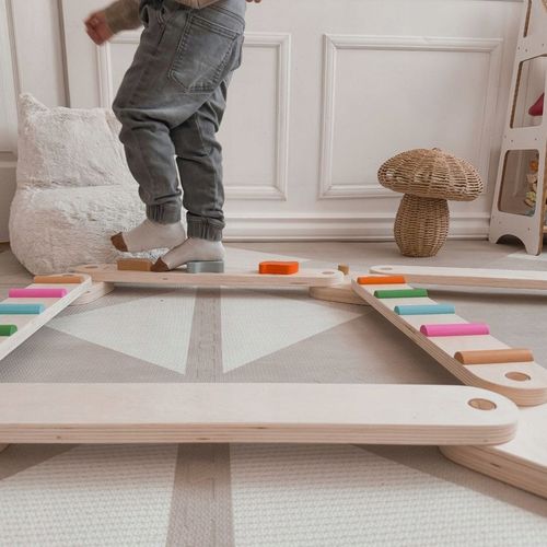 DREWNIANY TOR BALANSOWY XL ŚCIEŻKA SENSORYCZNA 14e na Arena.pl