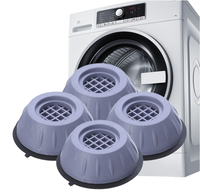 Podkładki antywibracyjne pod pralkę zmywarkę stabilizujące uniwersalne 4szt