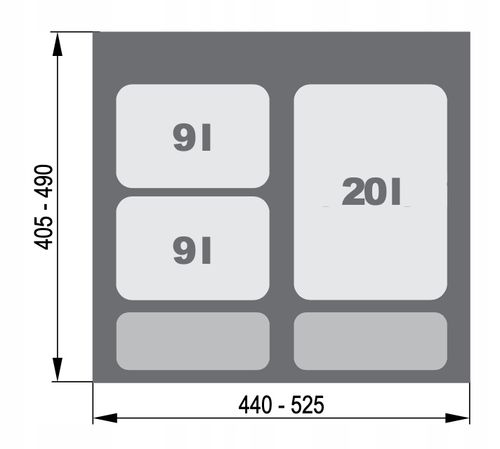 Kosze do segregacji odpadów / Pojemniki na odpady REJS 60 na Arena.pl