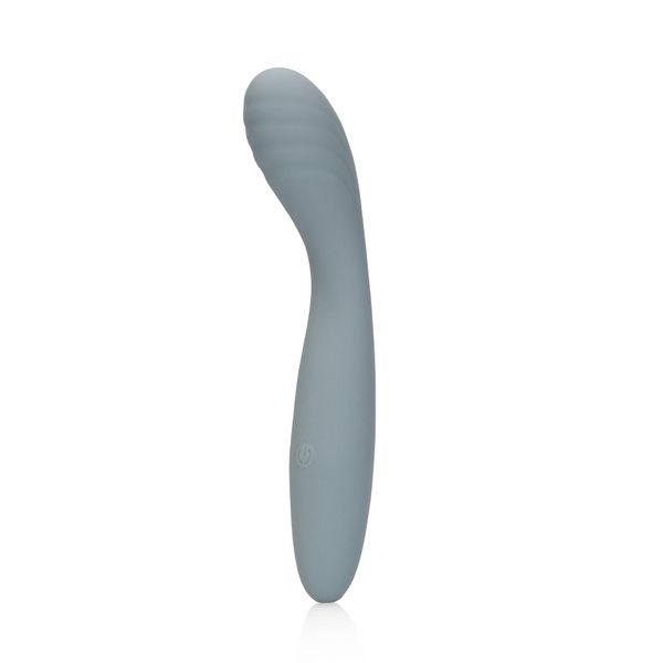 Ultra Soft Silicone G-Spot Vibrator - Basalt Grey zdjęcie 1